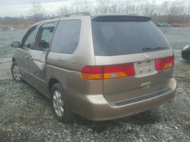 5FNRL18074B000867 - 2004 HONDA ODYSSEY EX GOLD photo 3