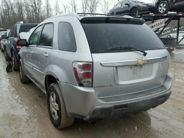 2CNDL73F456126129 - 2005 CHEVROLET EQUINOX LT SILVER photo 3