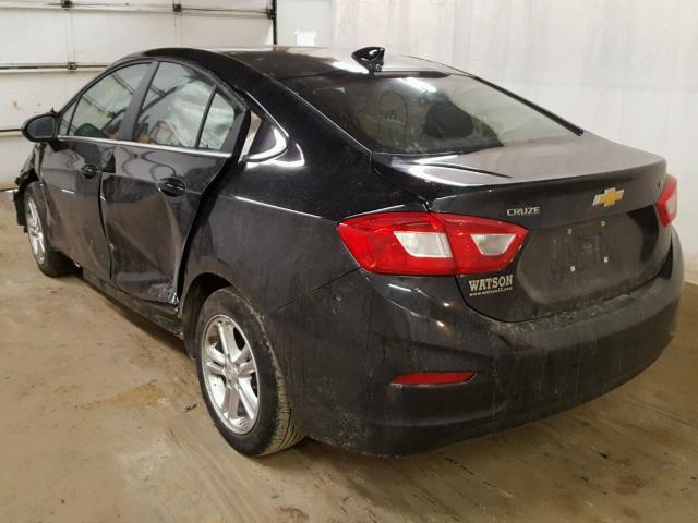 1G1BE5SM2G7293871 - 2016 CHEVROLET CRUZE LT BLACK photo 3