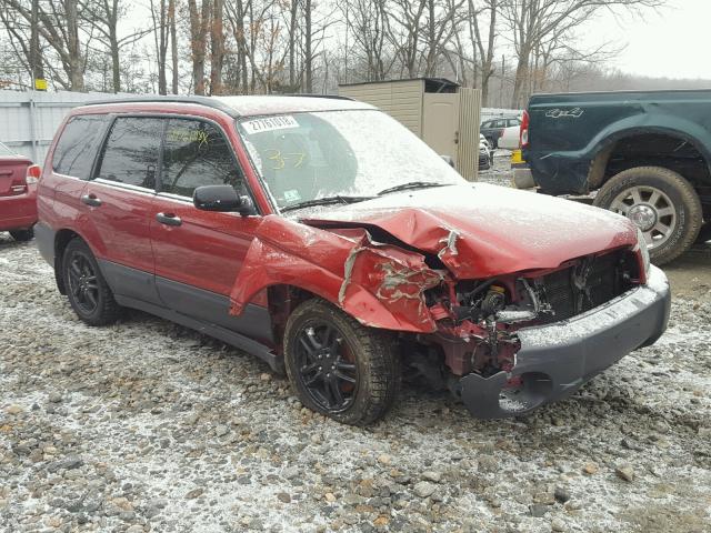 JF1SG636X3H769317 - 2003 SUBARU FORESTER 2 RED photo 1