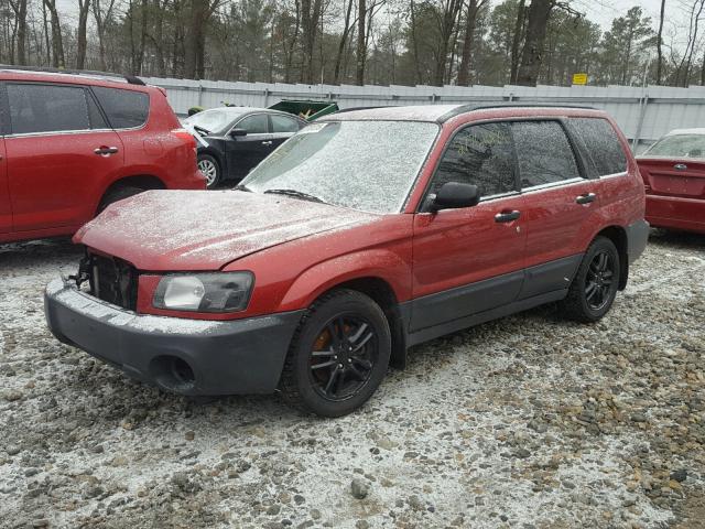 JF1SG636X3H769317 - 2003 SUBARU FORESTER 2 RED photo 2