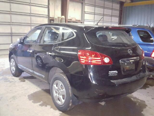 JN8AS5MV5DW145317 - 2013 NISSAN ROGUE S BLACK photo 3