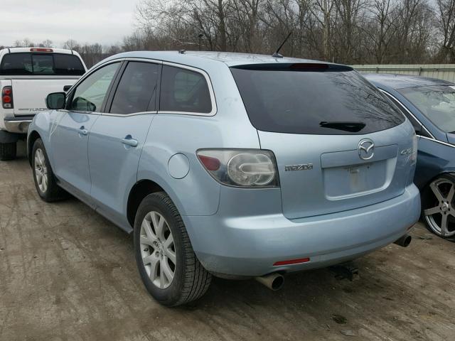 JM3ER293480199075 - 2008 MAZDA CX-7 BLUE photo 3