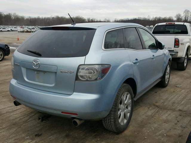 JM3ER293480199075 - 2008 MAZDA CX-7 BLUE photo 4