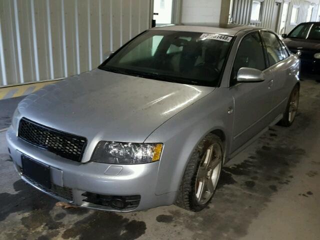 WAUPL68E84A073218 - 2004 AUDI S4 SILVER photo 2