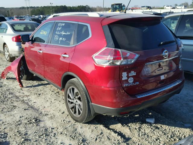 5N1AT2MT8GC826661 - 2016 NISSAN ROGUE S RED photo 3