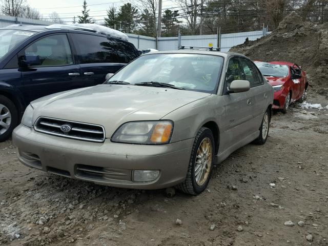 4S3BE656017206342 - 2001 SUBARU LEGACY GT BROWN photo 2