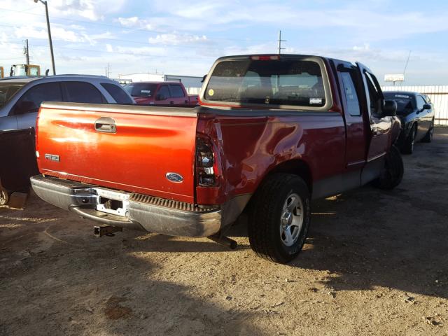 1FTRX17283NB25030 - 2003 FORD F150 RED photo 4