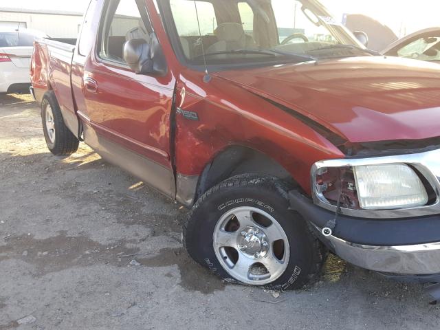 1FTRX17283NB25030 - 2003 FORD F150 RED photo 9