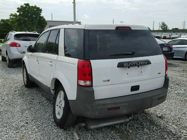 5GZCZ53414S889432 - 2004 SATURN VUE WHITE photo 3