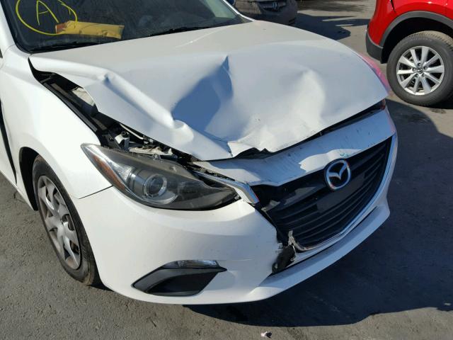 JM1BM1T78E1159491 - 2014 MAZDA 3 SV WHITE photo 9