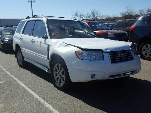 JF1SG65668H710477 - 2008 SUBARU FORESTER 2 WHITE photo 1