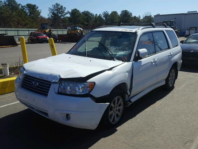 JF1SG65668H710477 - 2008 SUBARU FORESTER 2 WHITE photo 2