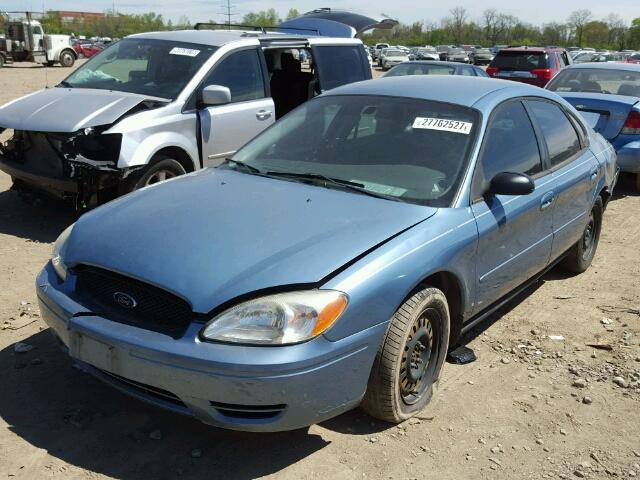 1FAFP53UX7A183340 - 2007 FORD TAURUS SE BLUE photo 2