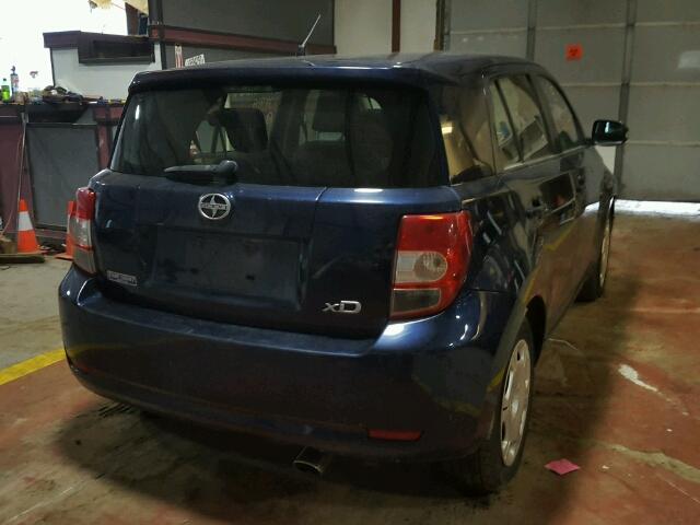 JTKKU10428J018231 - 2008 TOYOTA SCION XD BLUE photo 4