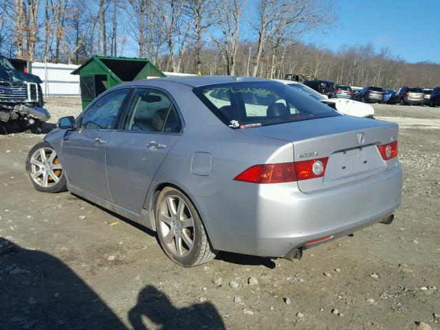 JH4CL958X5C017481 - 2005 ACURA TSX SILVER photo 3