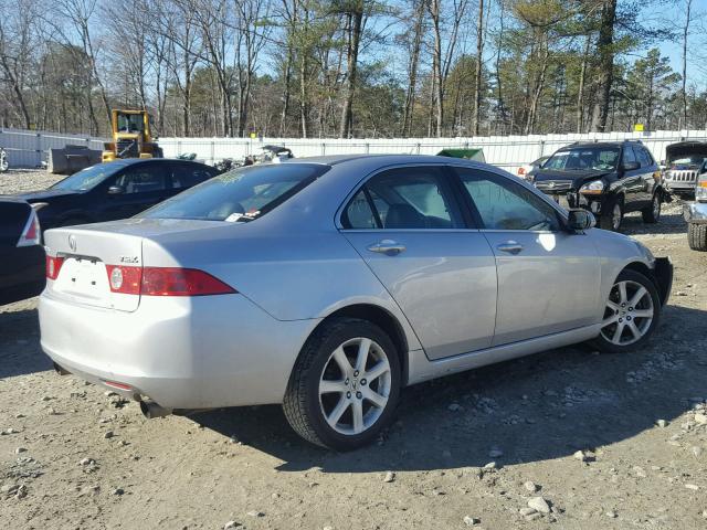 JH4CL958X5C017481 - 2005 ACURA TSX SILVER photo 4