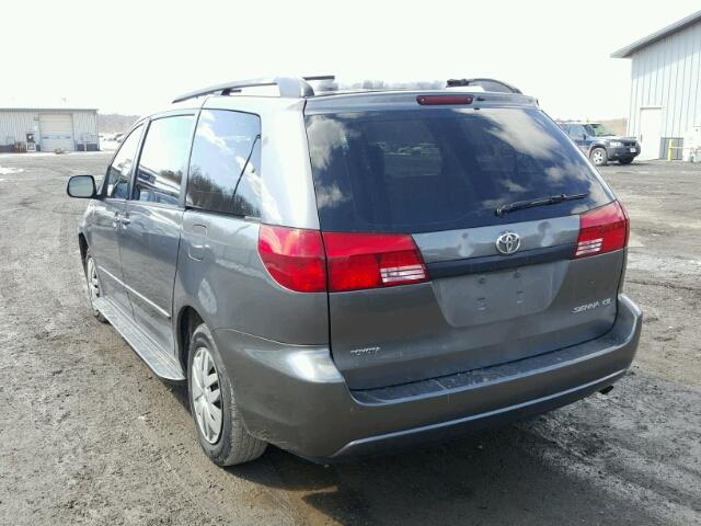 5TDZA23CX5S341321 - 2005 TOYOTA SIENNA CE GRAY photo 5