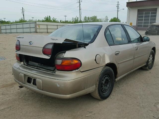 1G1NE52M8X6128698 - 1999 CHEVROLET MALIBU LS TAN photo 4