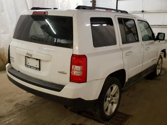 1J4NF1GB0BD191877 - 2011 JEEP PATRIOT SP WHITE photo 4