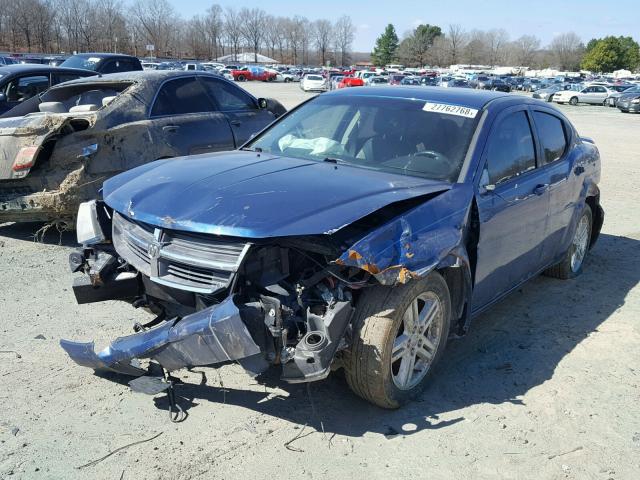 1B3CC5FB7AN114996 - 2010 DODGE AVENGER R/ BLUE photo 2