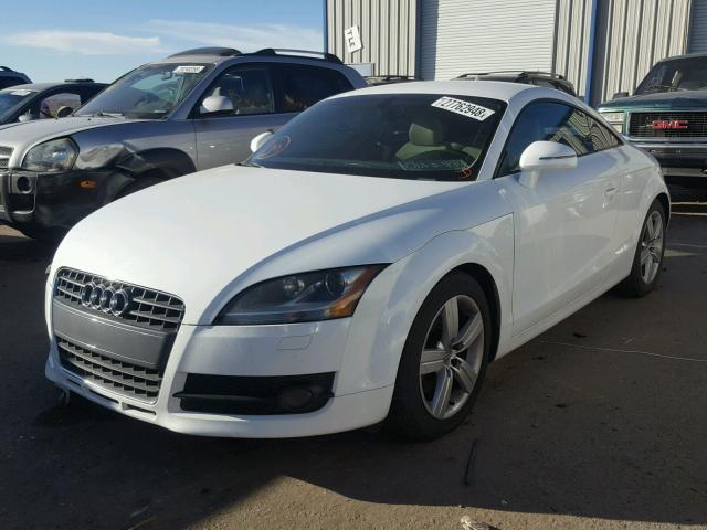 TRUAF38J581004610 - 2008 AUDI TT 2.0T WHITE photo 2