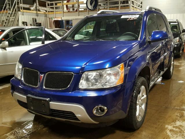 2CKDL63F866152189 - 2006 PONTIAC TORRENT BLUE photo 2