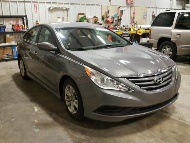 5NPEB4AC8EH816819 - 2014 HYUNDAI SONATA GLS GRAY photo 1