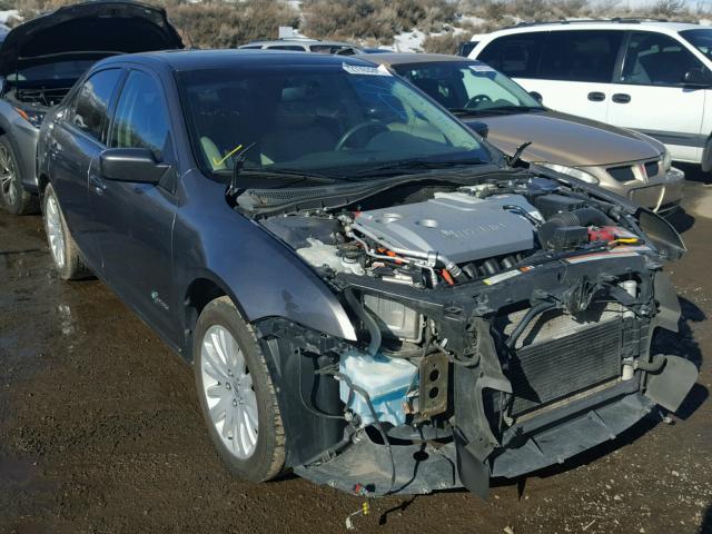 3FADP0L39AR225365 - 2010 FORD FUSION HYB GRAY photo 1