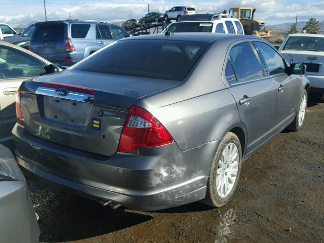 3FADP0L39AR225365 - 2010 FORD FUSION HYB GRAY photo 4