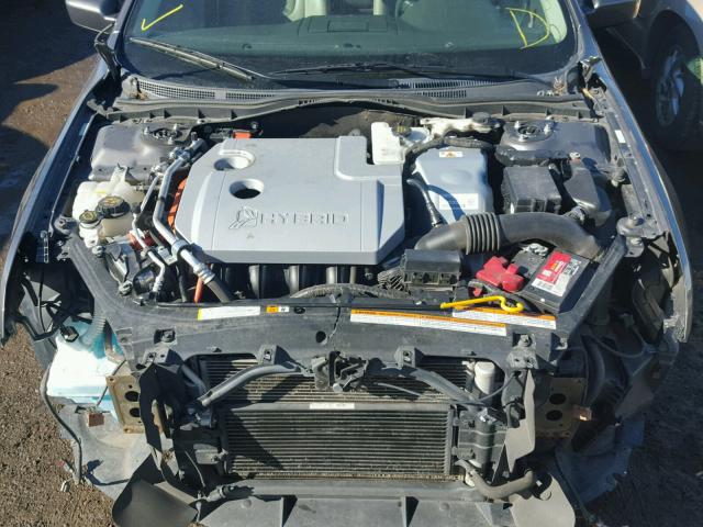 3FADP0L39AR225365 - 2010 FORD FUSION HYB GRAY photo 7