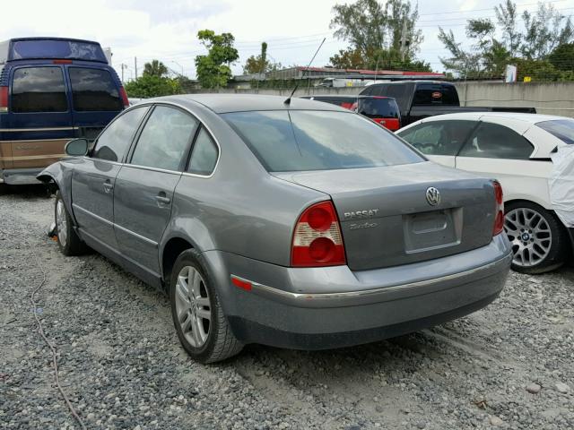 WVWMD63BX5P004397 - 2005 VOLKSWAGEN PASSAT GL GRAY photo 3