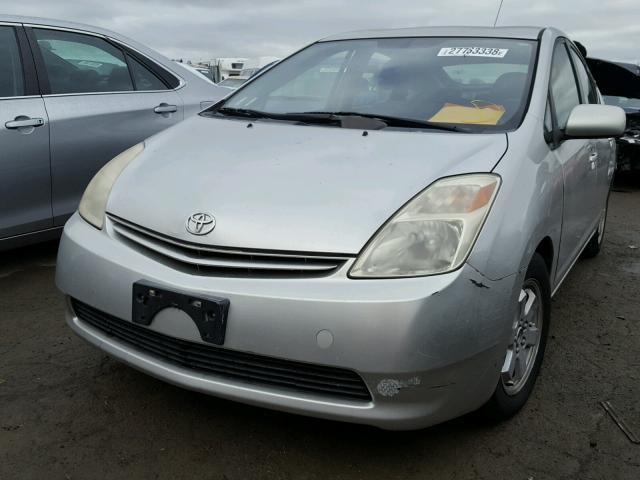 JTDKB20UX40103367 - 2004 TOYOTA PRIUS SILVER photo 2