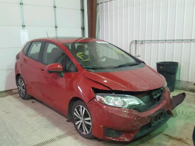 3HGGK5H8XFM767717 - 2015 HONDA FIT EX RED photo 1