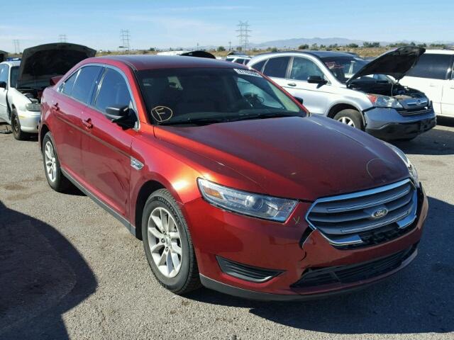 1FAHP2D8XEG145254 - 2014 FORD TAURUS SE RED photo 1