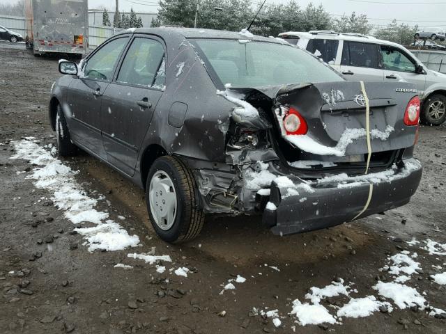 2T1BR32E16C694222 - 2006 TOYOTA COROLLA CE GRAY photo 3