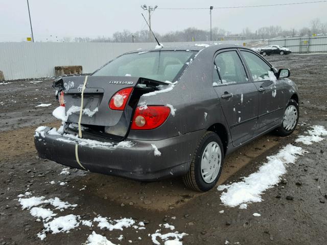 2T1BR32E16C694222 - 2006 TOYOTA COROLLA CE GRAY photo 4