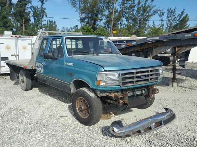 1FTHX26F3TEB04432 - 1996 FORD F250 TEAL photo 1