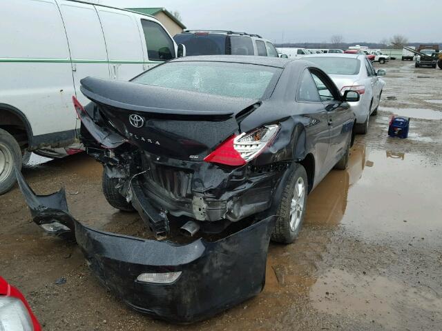 4T1CA30P78U150678 - 2008 TOYOTA CAMRY SOLA BLACK photo 4