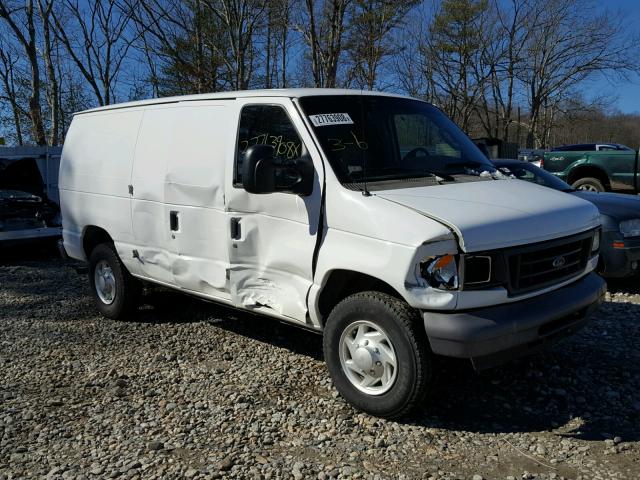 1FTSE34L27DB30932 - 2007 FORD ECONOLINE WHITE photo 1