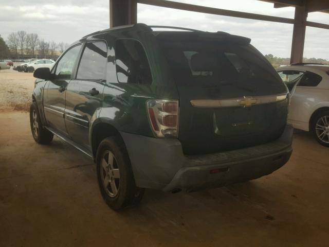 2CNDL13F856036513 - 2005 CHEVROLET EQUINOX LS GREEN photo 3