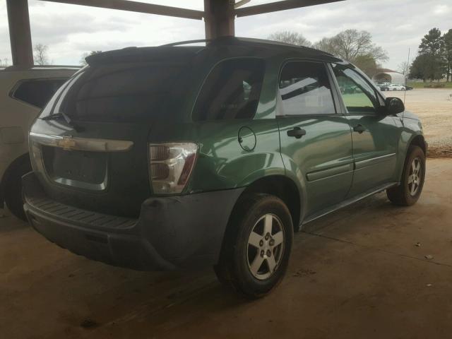 2CNDL13F856036513 - 2005 CHEVROLET EQUINOX LS GREEN photo 4