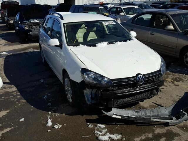 3VWML7AJ1BM648923 - 2011 VOLKSWAGEN JETTA TDI WHITE photo 1