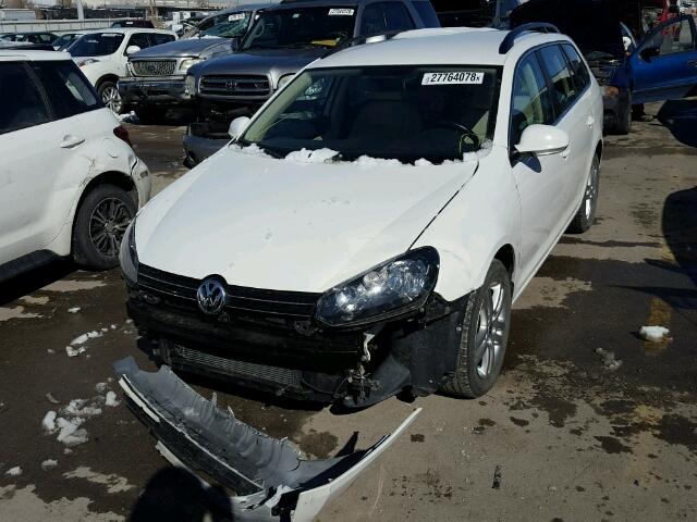 3VWML7AJ1BM648923 - 2011 VOLKSWAGEN JETTA TDI WHITE photo 2