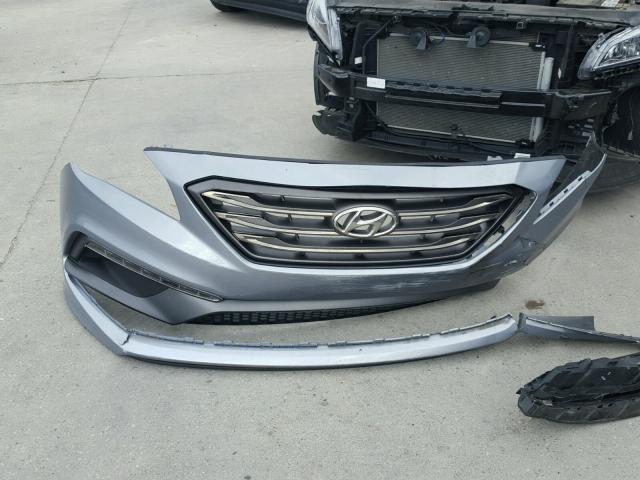 5NPE34AF2FH031673 - 2015 HYUNDAI SONATA SPO SILVER photo 9