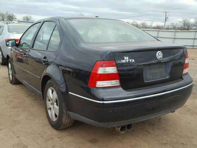 3VWSA69M24M107193 - 2004 VOLKSWAGEN JETTA GLS BLACK photo 3