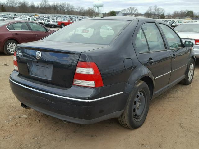 3VWSA69M24M107193 - 2004 VOLKSWAGEN JETTA GLS BLACK photo 4