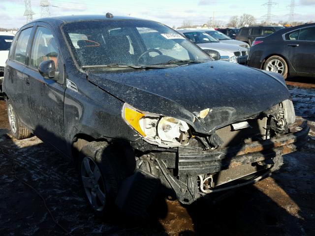 KL1TD6DE4BB205460 - 2011 CHEVROLET AVEO LS BLACK photo 1