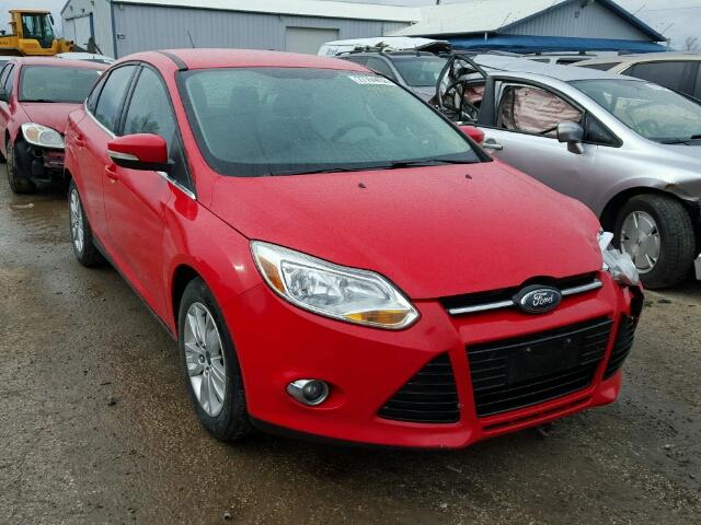 1FAHP3H24CL430905 - 2012 FORD FOCUS SEL RED photo 1