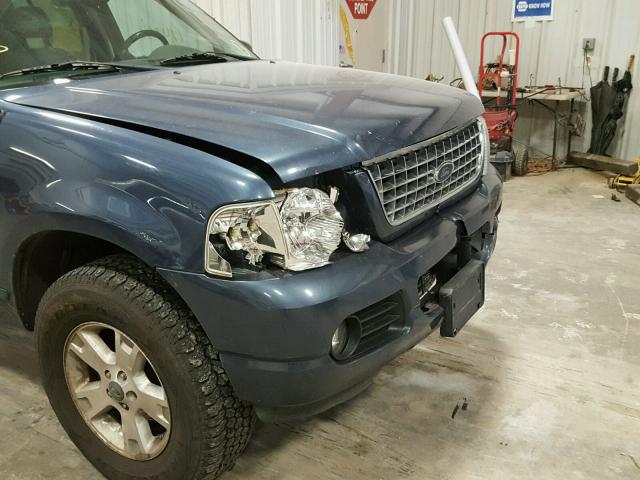 1FMZU73K84ZA58842 - 2004 FORD EXPLORER X BLUE photo 9